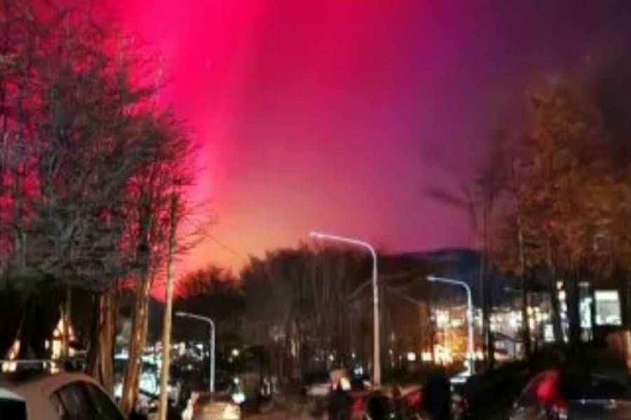 Ushuaia: una tormenta solar provocó auroras australes